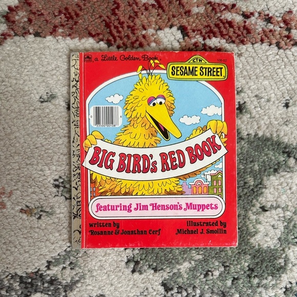Vintage Children’s Book 1977 Sesame Street Big Bird's Red Book Children’s Book - Picture 3 of 13